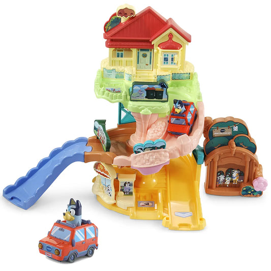 Vtech Cars Tut Tut Bluey Family House+Family Car Spanish Version