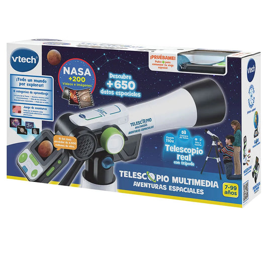 Vtech Multimedia Telescope Space Adventures Spanish Version