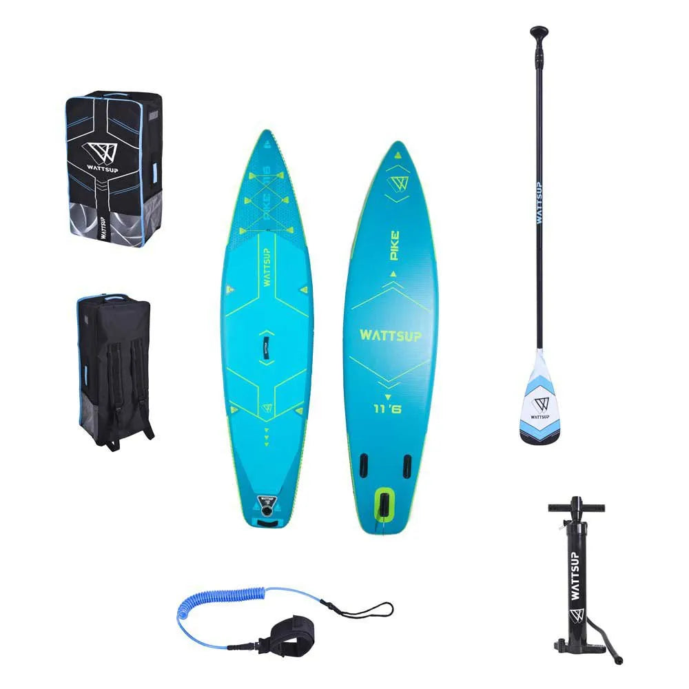 Wattsup Pike Combo 11´6´´ inflatable paddle surf set