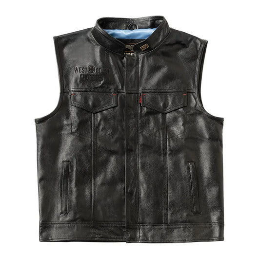 West coast choppers Collab 13 1/2 Leather vest
