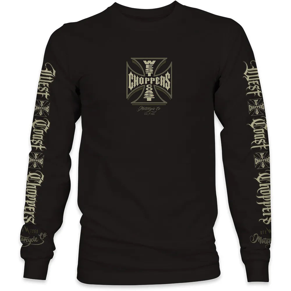 West coast choppers Gangscript long sleeve T-shirt