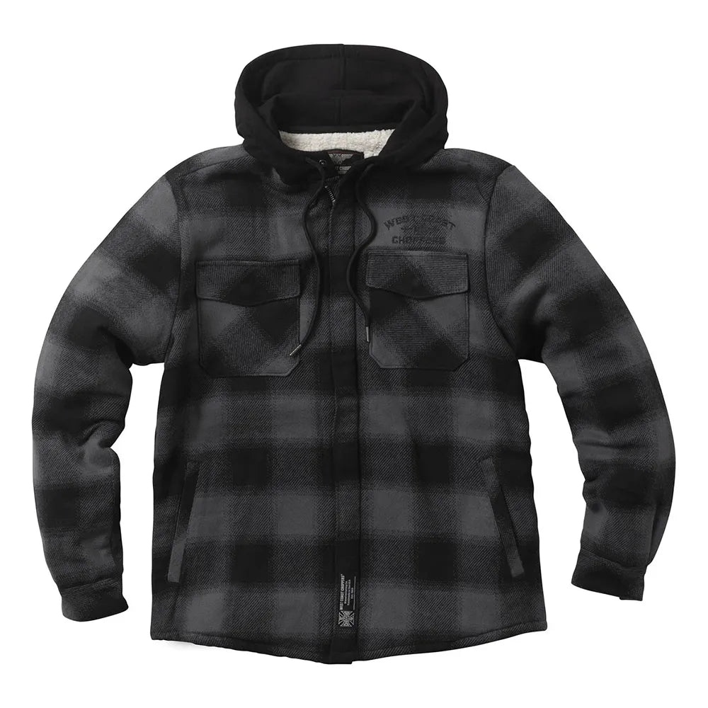 West coast choppers Hell Bent Flannel hoodie jacket