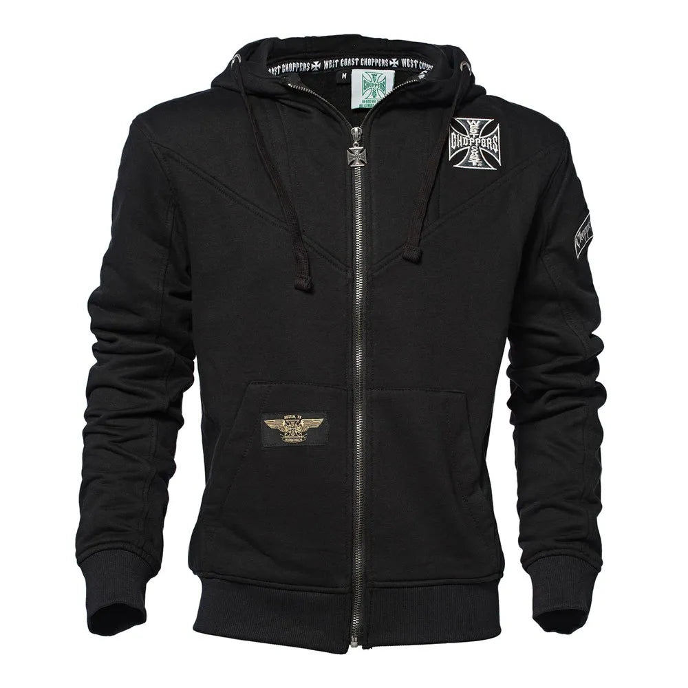 West coast choppers OG Classic Panel full zip sweatshirt