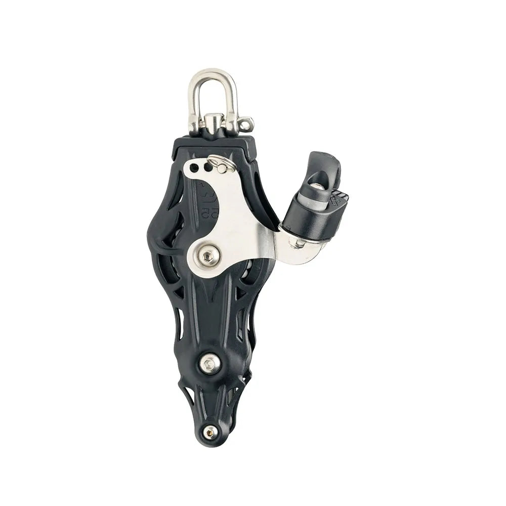 Wichard Bearing pulley with Fiddle swivel shackle cleat nut