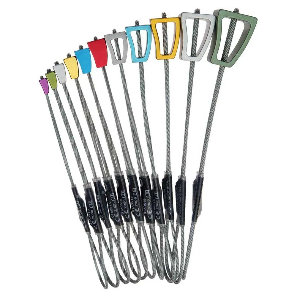 Wildcountry Rock On Wire Anodised 1-10 stopper set