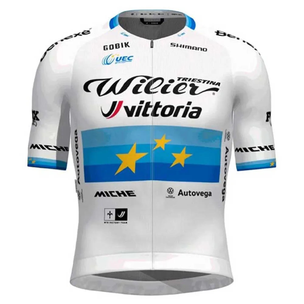 Wilier Vittoria MTB Factory Team European Champion short sleeve jersey