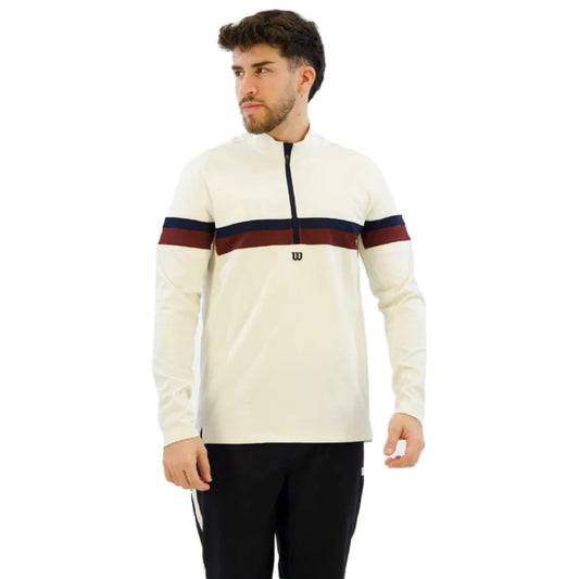 Wilson Elevate Performance half zip long sleeve T-shirt
