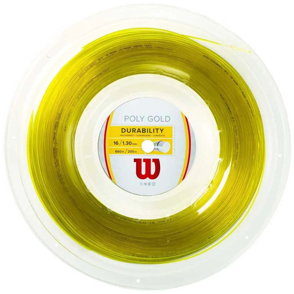 Wilson Poly Gold 200 m tennis reel string