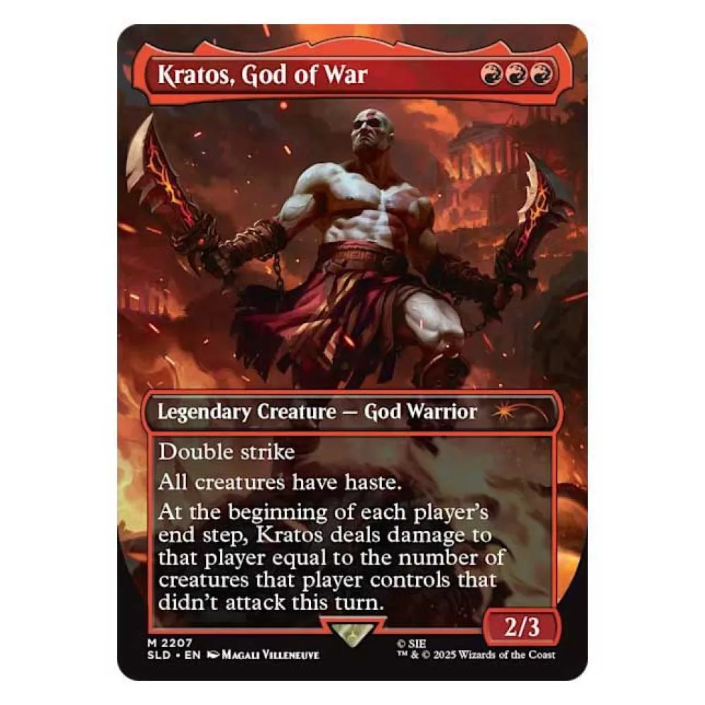 Wizards of the coast God of War Secret Lair x : Greek trading cards
