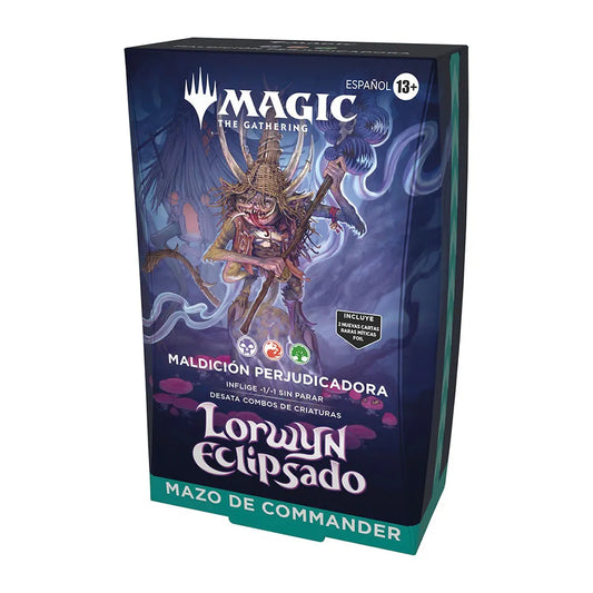 Wizards of the coast Lorwyn Commander Deck Maldicion Perjudicadora trading cards