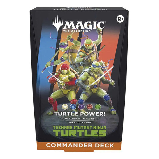 Wizards of the coast Magic The Gathering: Teenage Mutant Ninja Turtles Commander Deck trading cards 4 units