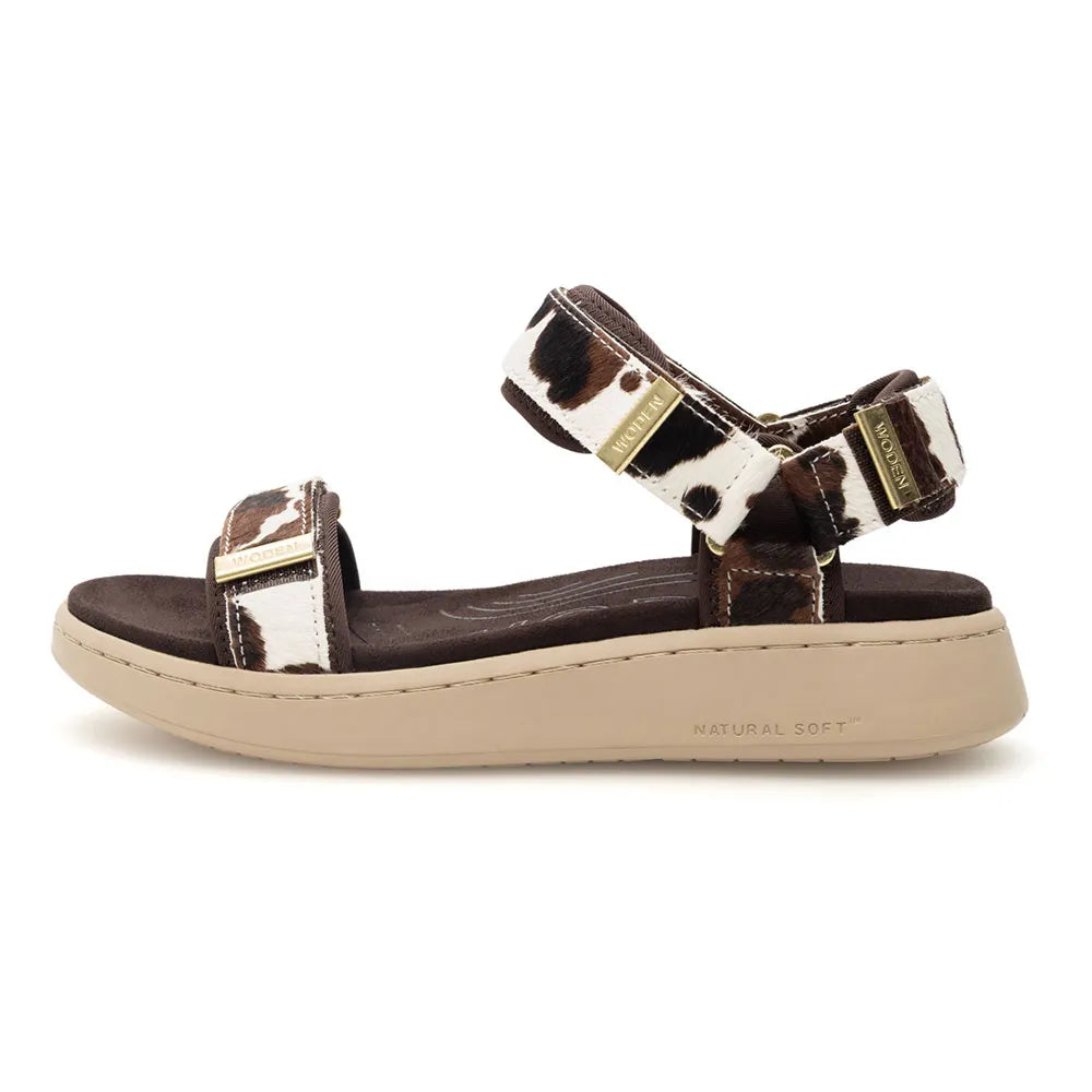 Woden Line Animal sandals