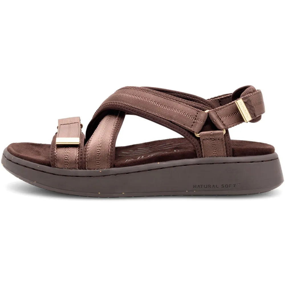 Woden Line Cross sandals