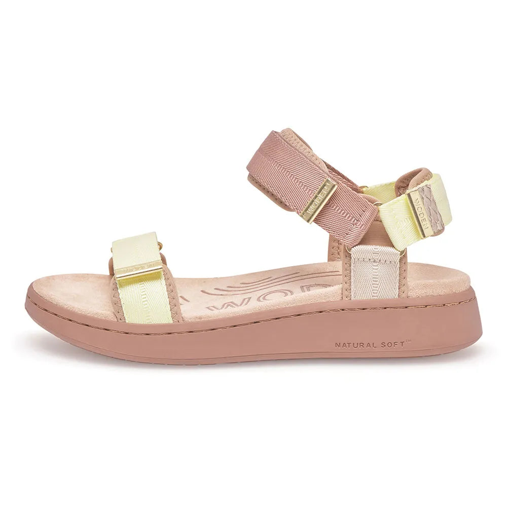 Woden Line Tricolor sandals