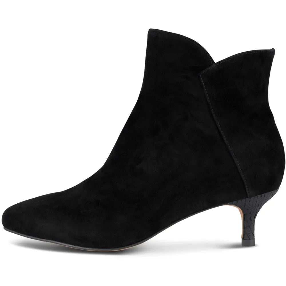 Woden Saga Zip S heel booties