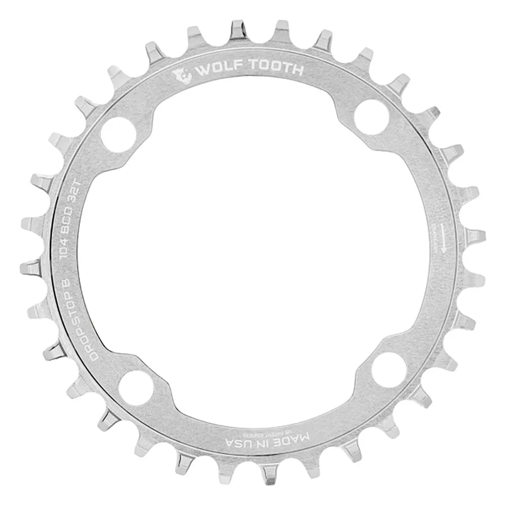 Wolf tooth E-Bike BCD 104 4 Holes 1X 11-12S Drop-Stop B chainring