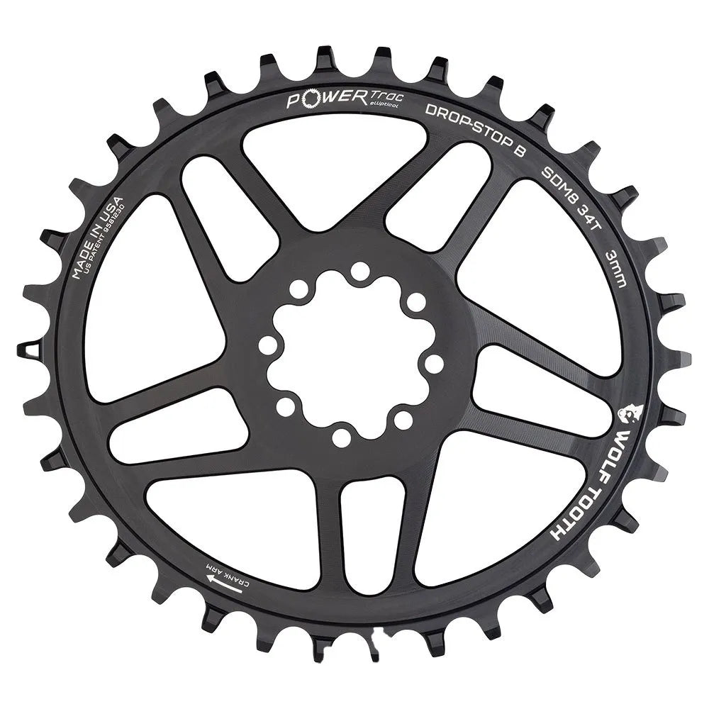 Wolf tooth Sram 8B DM 3 mm Offset oval chainring