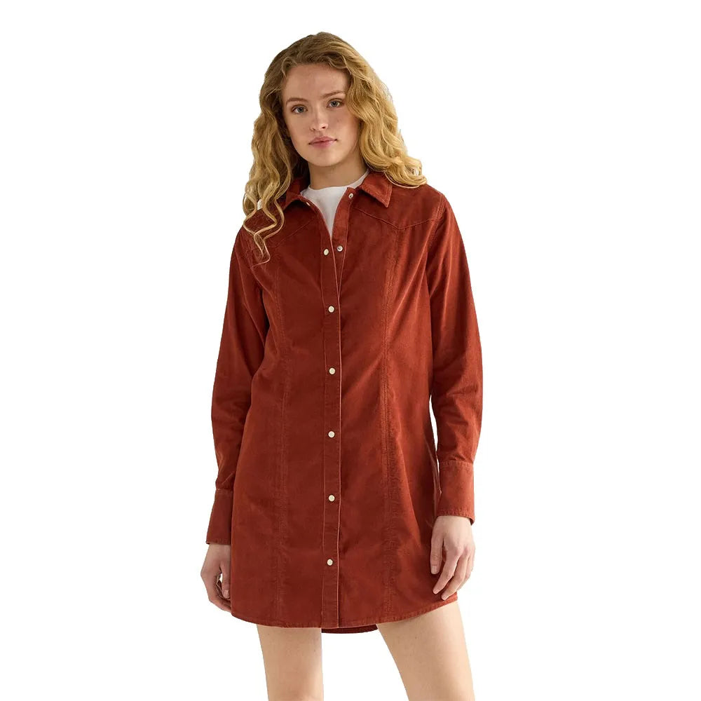 Wrangler Cord long sleeve dress
