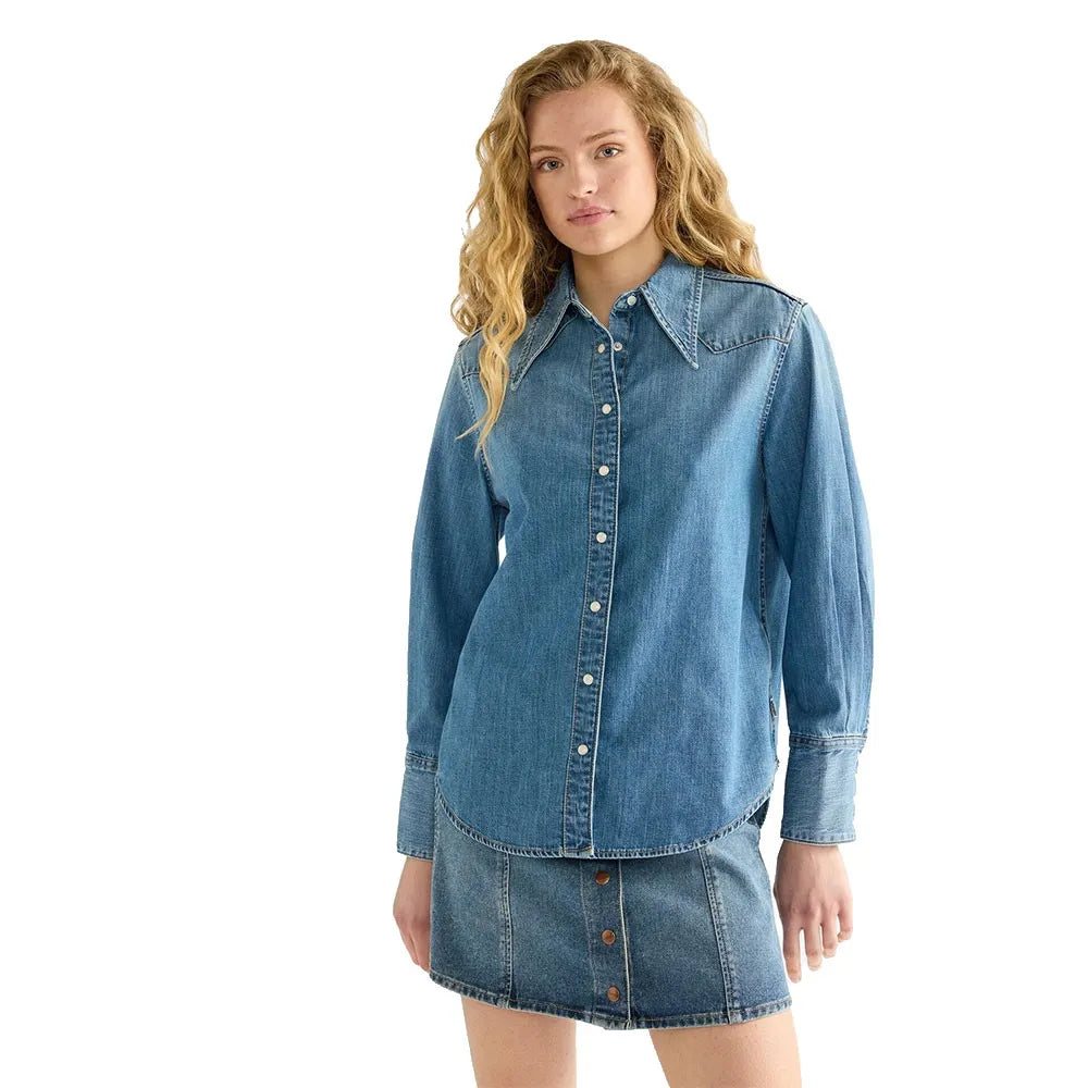 Wrangler Drama Collar long sleeve shirt
