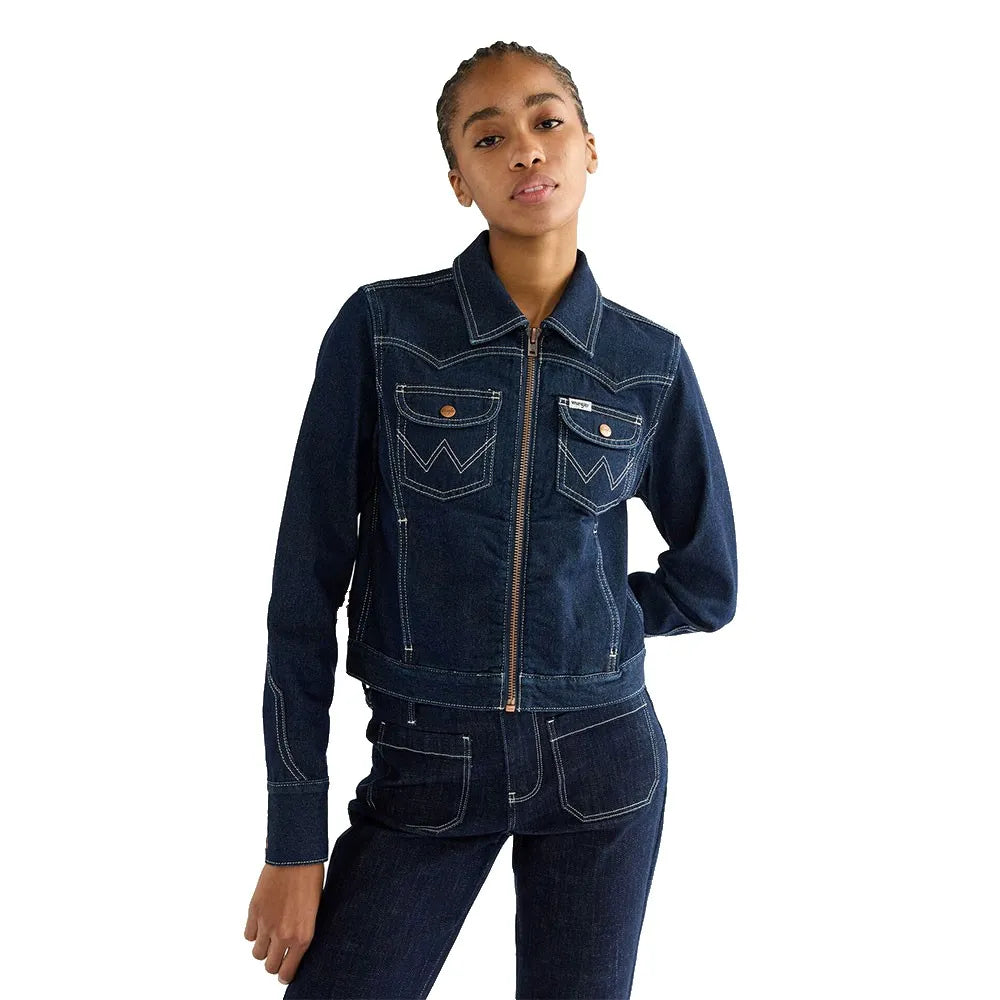 Wrangler Slim Seamed denim jacket