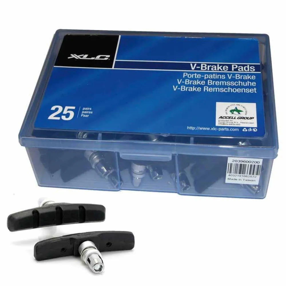 XLC BS 01 complete rim brake pads 25 pairs