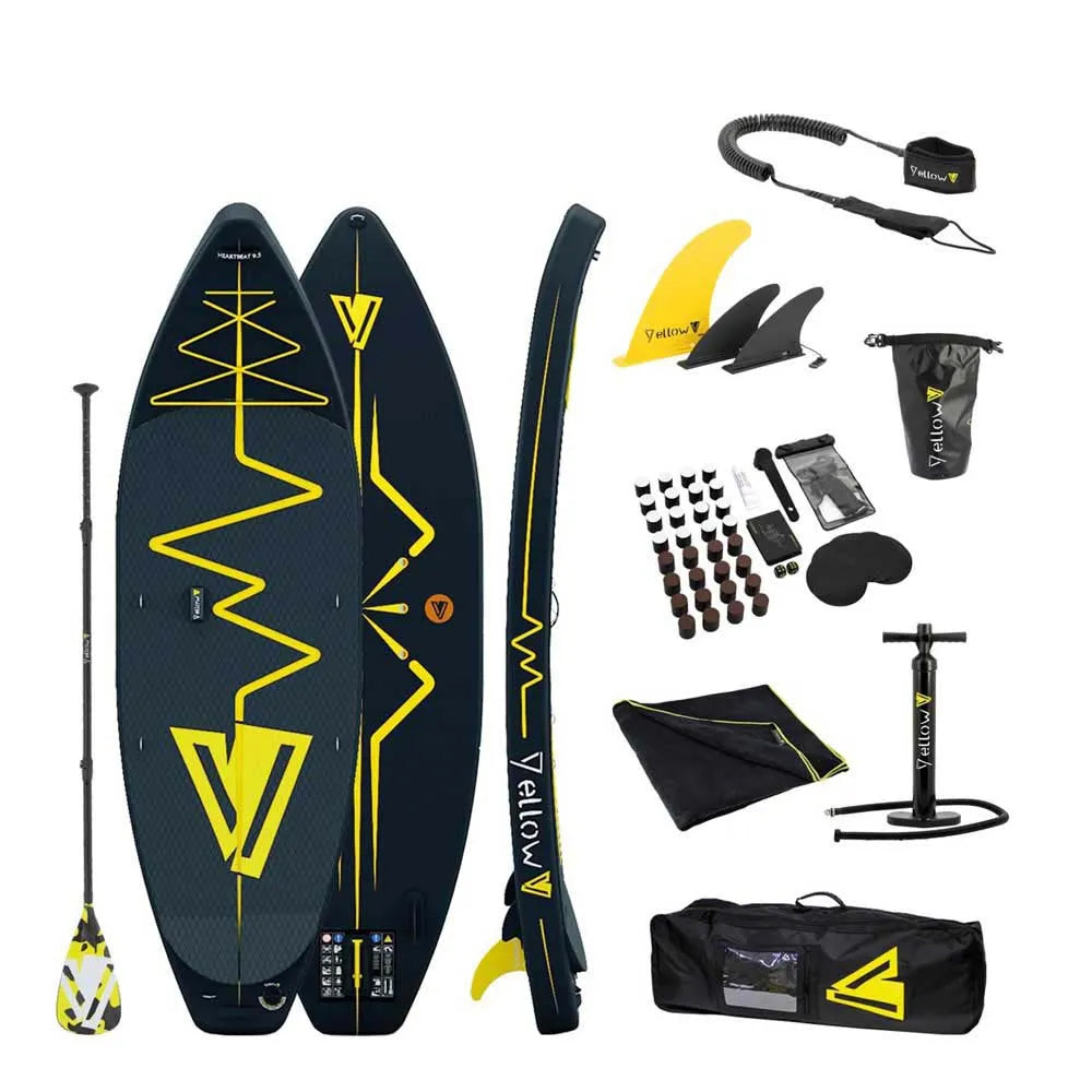 YellowV Heartbeat 9´0´´ inflatable paddle surf set
