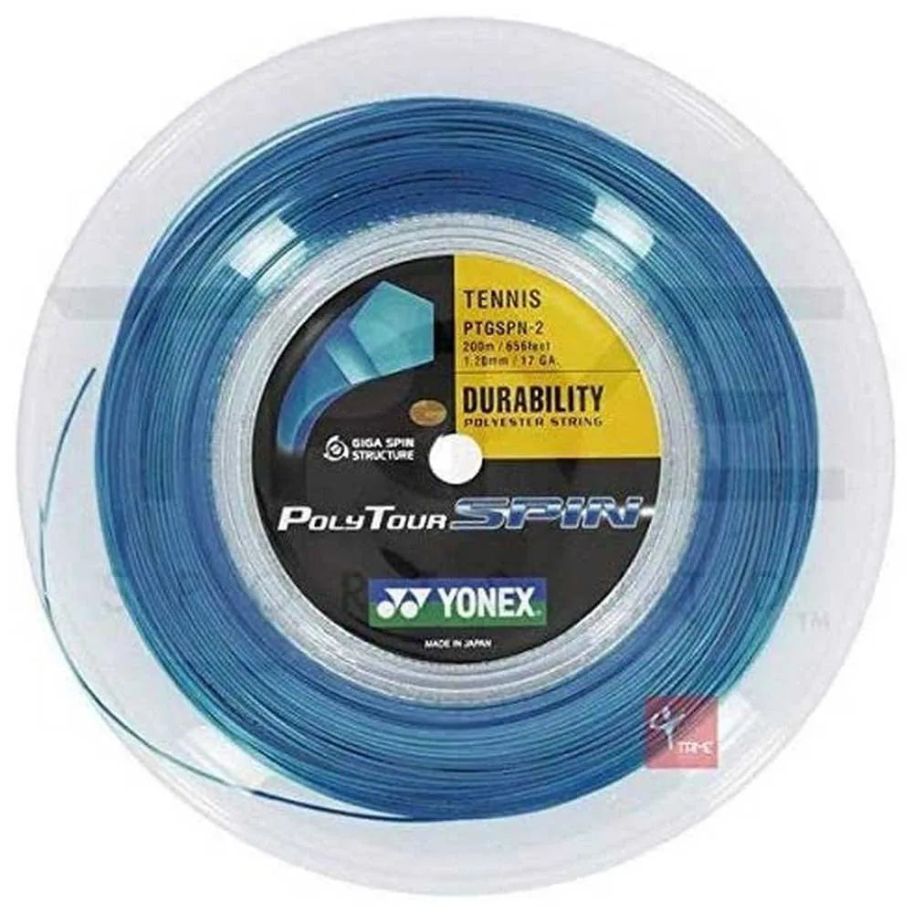 Yonex Poly Tour Spin 200 m tennis reel string