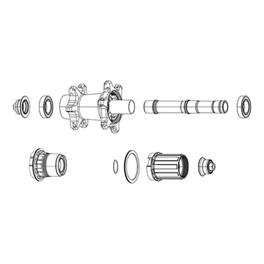 Zipp ZM2 Front Set Axle End Cap Adapter