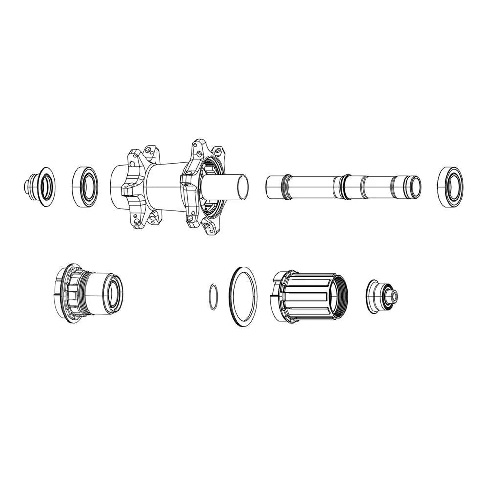 Zipp ZM2SL ZR1 Micro Spline freehub body